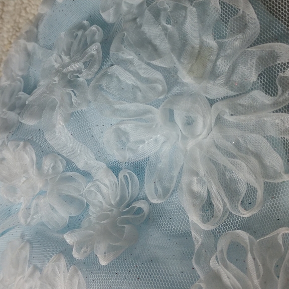 Nannette Baby Dress Beautiful Baby Blue Size 12 Months - Picture 3 of 10